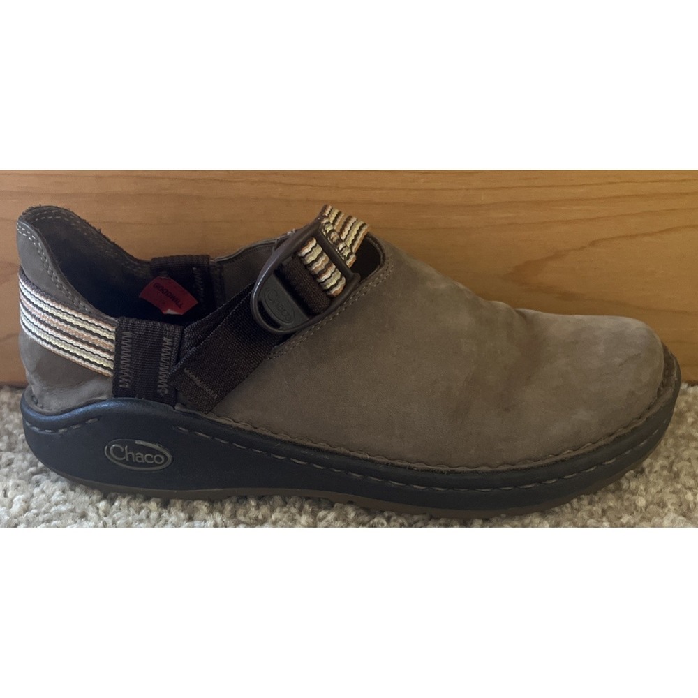 Chaco Women's 7.5 Pedshed Brown Closed Toe Nubuck Leather Shoes Comfort Outdoor - Picture 7 of 13